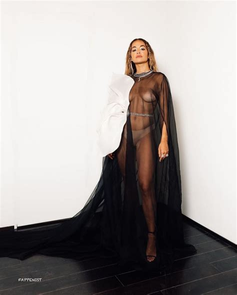 Rita Ora Big Tits See Through Dress Fappenist