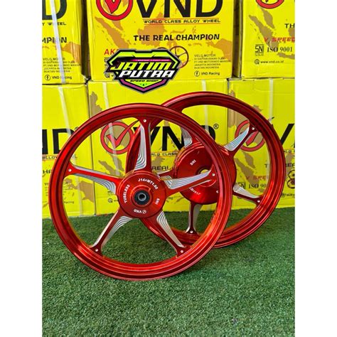 Jual Velg Terbaru Vnd Ak55 V2 Gen2 Vario 125150 Orange Shopee