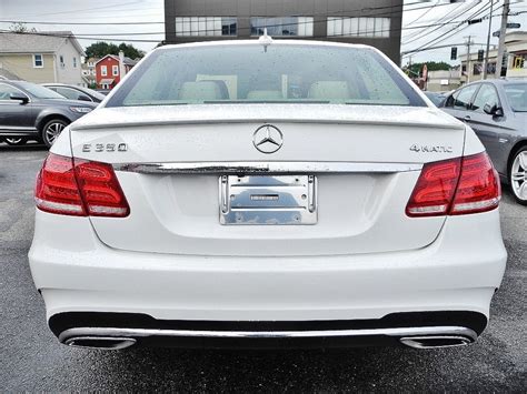 2014 Mercedes Benz E Class E350 Sport 4matic 46073 Miles White Sedan 6 Cylinder