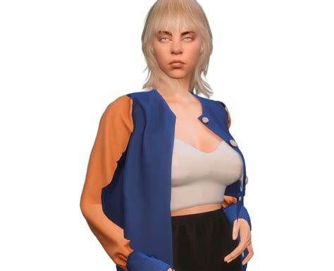 Billie Eilish Sims By Monosims Sims 4 Cc Download