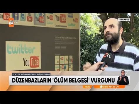 Atv Do Dr Ali Murat K R K Sahte L M Belgesi Haz Rlayarak