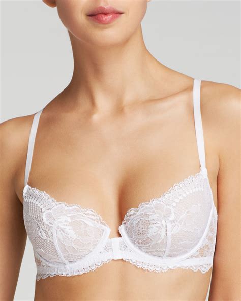 La Perla Bra Begonia Balconette Lpd906293hg In White Bianco Lyst