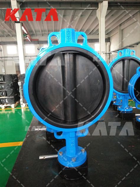 Epdm Seat Cast Iron Concentric Wafer Butterfly Valve China Butterfly