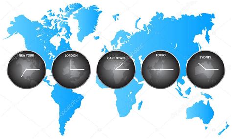 Time Zone Map World Globe Online UK | www.ktc.com.do