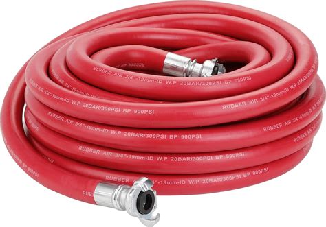 Interstate Pneumatics HJ19 100E Jack Hammer Red Rhino Rubber Hose 3 4