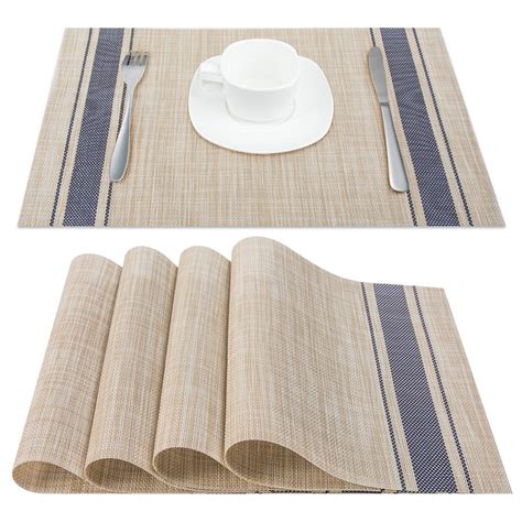 Best Washable Cloth Placemats For Dining Table Home Home