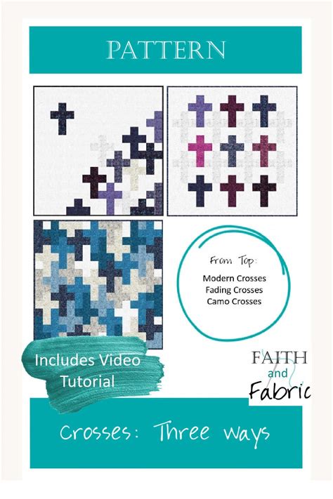 Christian Cross Quilt Pattern Faith And Fabric