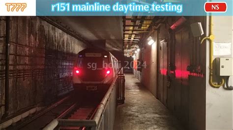 Exclusive Alstom Movia R151 839 840 Daytime Testing At NS 28 Marina