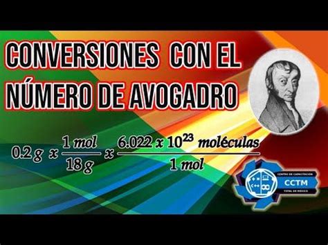 Conversiones con el Número de Avogadro Ejemplos resueltos Paso a