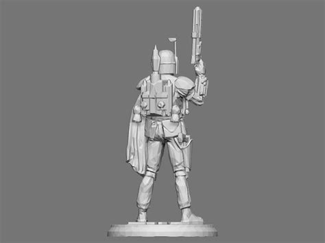 Free D File Star Wars Boba Fett Full Character Low Poly Hi