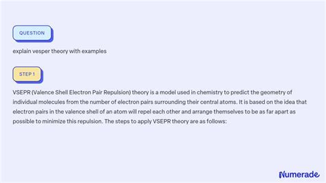 Solved Explain Vesper Theory With Examples