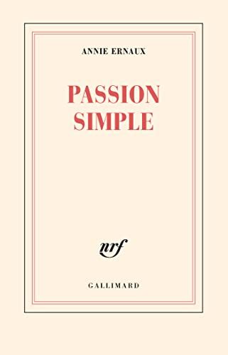 Passion Simple Annie Ernaux Lirandco Livres Neufs Et Livres D