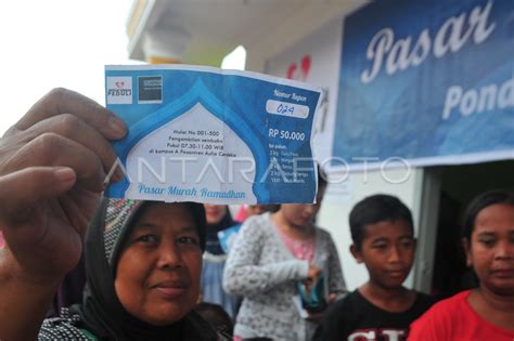 Pasar Murah Sembako Kemendag Antara Foto