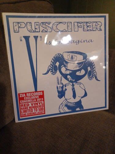 Puscifer V Is For Vagina Zia Records Exclusive Coachella 2013 Red 2LP
