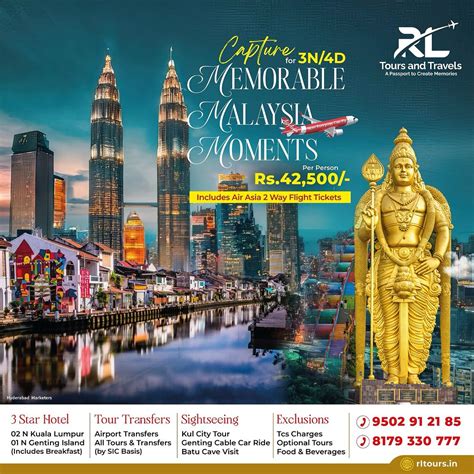 Malaysia Tour Package Explore Vibrant Charm With Rl Tours