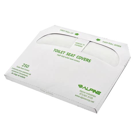 Half Fold Toilet Seat Cover Packs Of Covers Alpine