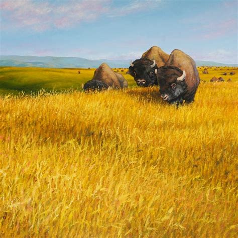 Acrylic Painting Buffalo - Etsy