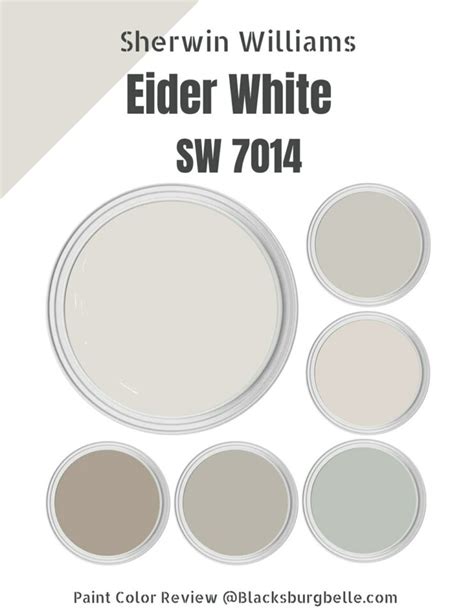 Sherwin Williams Eider White Palette Coordinating Inspirations