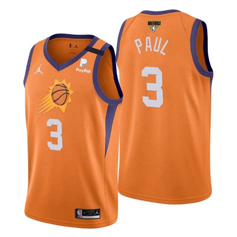 Maillot Basket Phoenix Suns 2021 NBA Finals 3 Chris Paul Orange