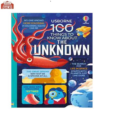 Usborne 100 Things To Know About The Unknown Hardcover Lazada Ph