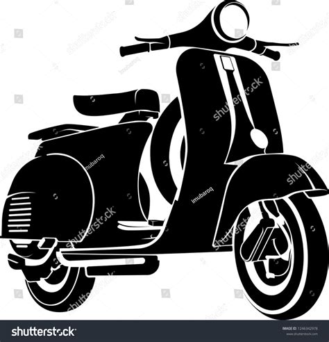 Vespa Scooter: Over 1,877 Royalty-Free Licensable Stock Vectors ...