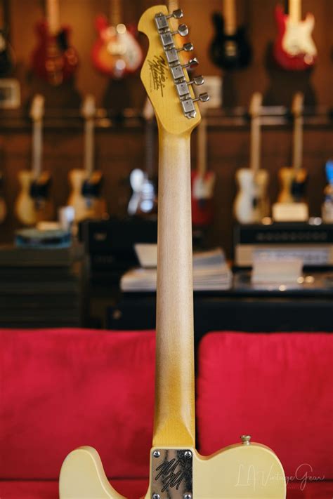 Pre Order Mario Martin Model T Electric Guitar Relicd Nicotine Blonde Finish LA Vintage