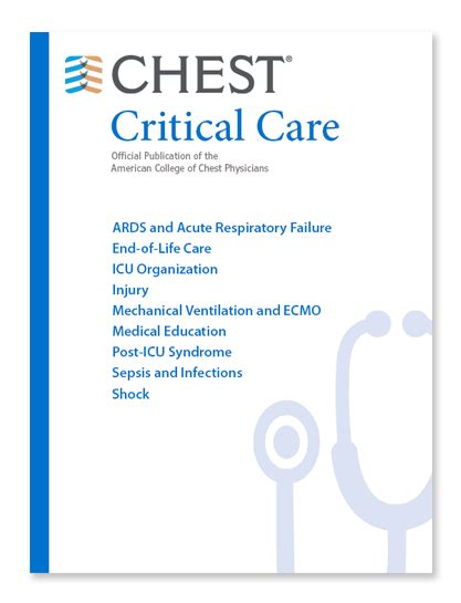 Chest Critical Care Journal Publications American College Of Chest