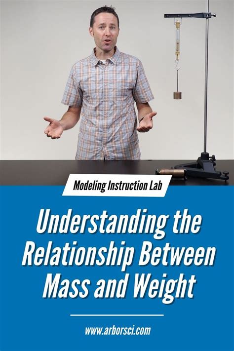 Understanding The Relationship Between Mass And Weight Relationship Understanding Weight