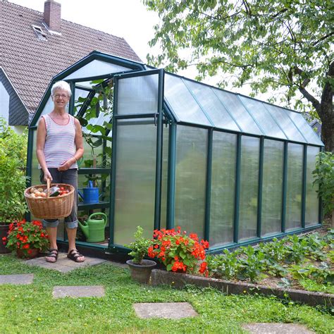 Palram Canopia Eco Grow 6×12 Polycarbonate Greenhouse Pure Garden