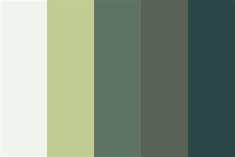 Color of Green Color Palette