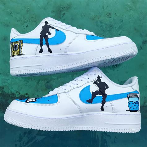 Fortnite Air Force 1 Custom | Air force, Air force 1 custom, Nike air max