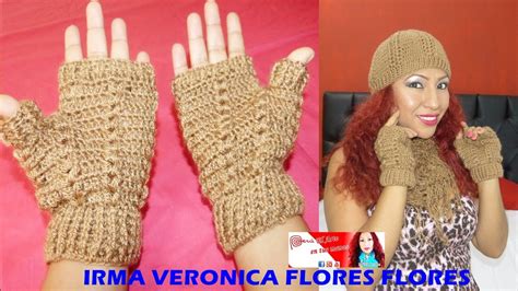 COMO TEJER ESTOS LINDOS GUANTES O MITONES TEJIDOS A CROCHET Y GANCHILLO