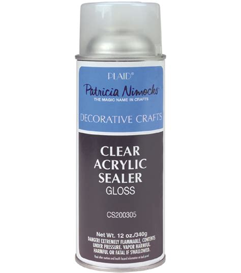 Clear Acrylic Sealer Glossmatte Acrylic Sealer Joann