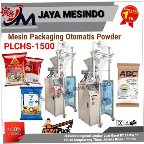 Jual Mesin Packaging Sachet Otomatis Bubuk Powder PLCHS 1500 Heavypack