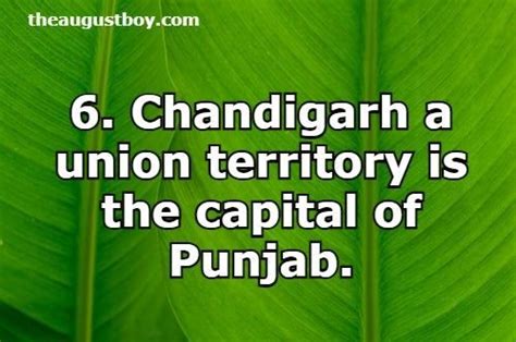 10 Lines On Punjab Essay Words Union Territory