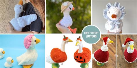 6 Sweet Goose Free Crochet Patterns IGOODideas