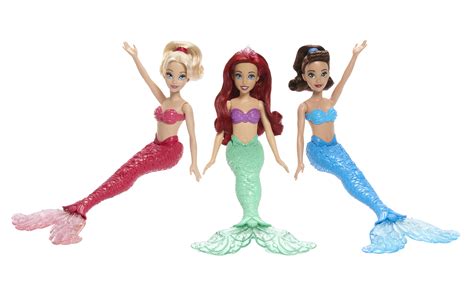 Mattel Disney Princess Ariel And Sisters Aquata And Arista Fashion Dolls