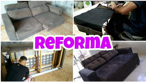 Reforma De Sof Retr Til E Reclin Vel Reforma Youtube