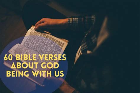 Best Bible Verses About God Being With Us