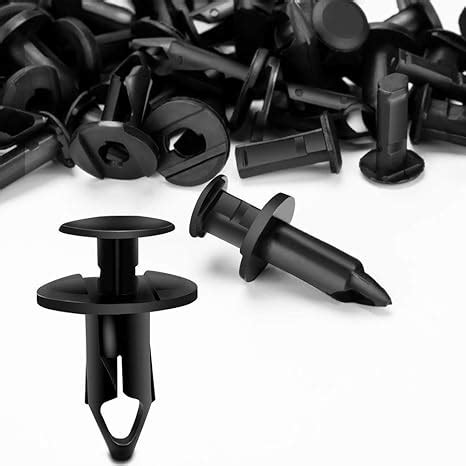 KEMIMOTO 200 PCS 8mm Push Rivets Car Clips Plastic Retainer Bumper