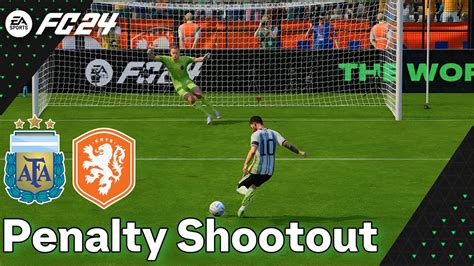 Ea Fc Penalty Shootout Argentina Vs Netherlands Youtube