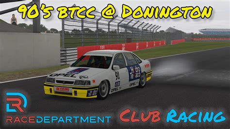 90 S BTCC Donington Park RaceDepartment Club Racing RFactor 2