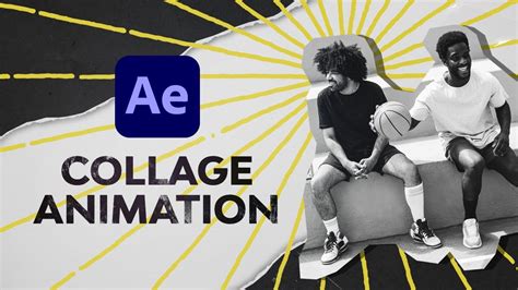 Collage Animation After Effects Tutorial Free Course Youtube