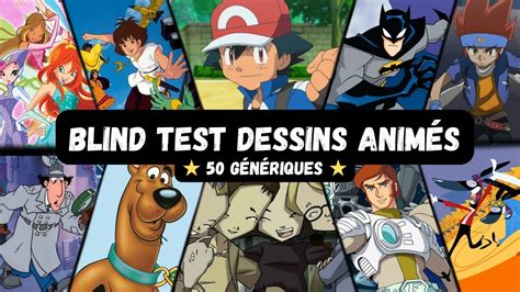 Blind Test Dessins Anim S G N Riques Toutes G N Rations Youtube