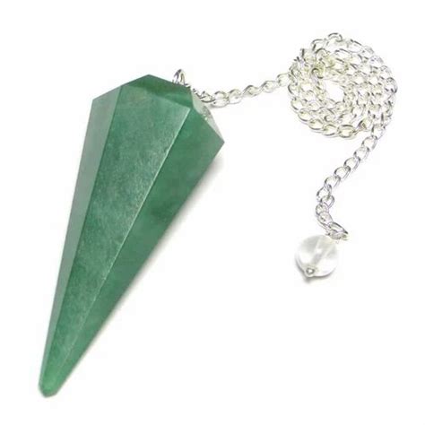 Stone Pendlum Green Aventurine Pendulum For Jwellery At Rs 45 Piece In