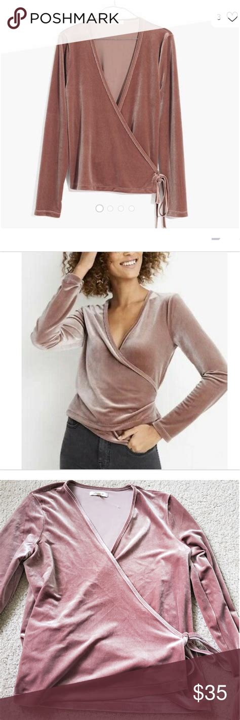 Madewell Velvet Ballet Wrap Top Ballet Wrap Top Tops Ballet Wraps