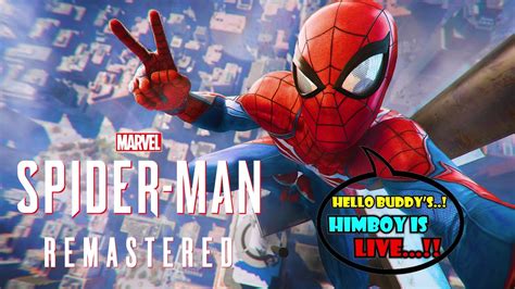 Playing As A Spiderman🕸️ Marvels Spiderman Remastered Day 1