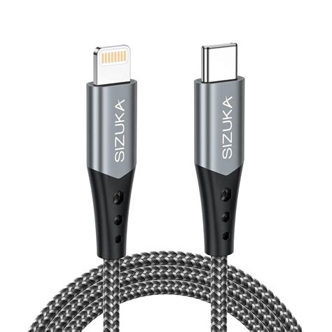 Cavo USB C Lightning 1M SIZUKA Cavo USB C A IPhone Certificato MFi