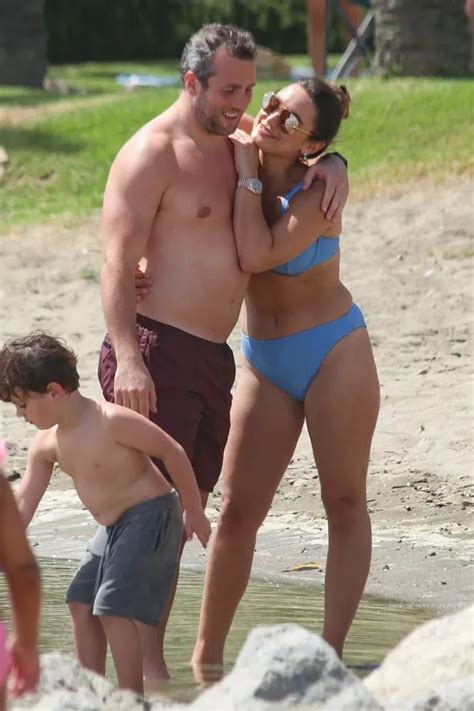 Sam Faiers Flaunts Incredible Figure In Blue Bikini As She Packs On The PDA With Boyfriend Paul