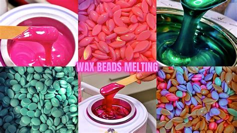 Satisfying Wax Beads Melting ASMR Compilation YouTube